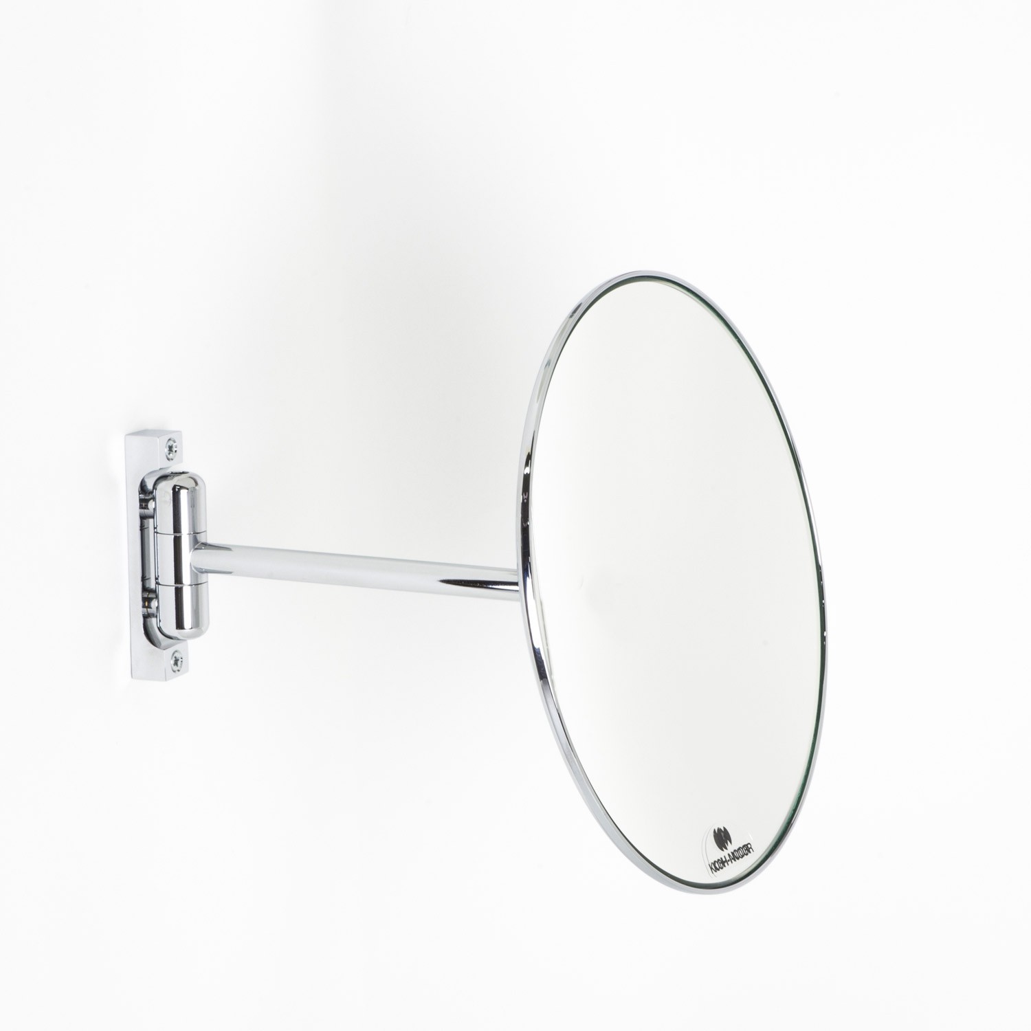 Koh-I-Noor Quadrolo Specchio Ingranditore X3 Illuminato Led Quadrato A  Parete Cromo