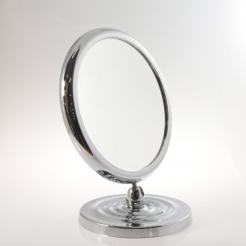Specchio ingranditore cromato con ventosa