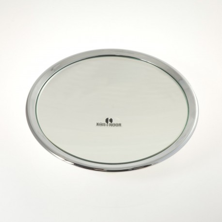 Specchio ingranditore cromato con 3 ventose. Ingrandimento x3 Ø23cm.