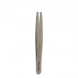 Deinbe Bellezza in Acciaio Inox Slant Tip pinzette del sopracciglio dei Capelli attrezzo di Trucco di rimozione facciale Nero 