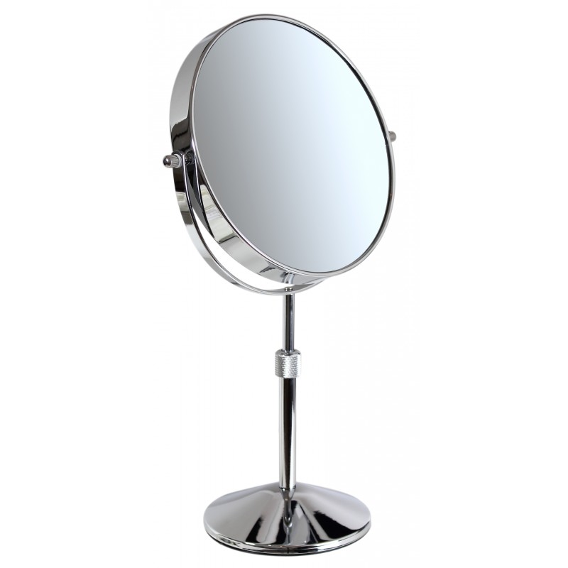 Specchio ingranditore x6 estensibile serie KIN bifacciale tondo